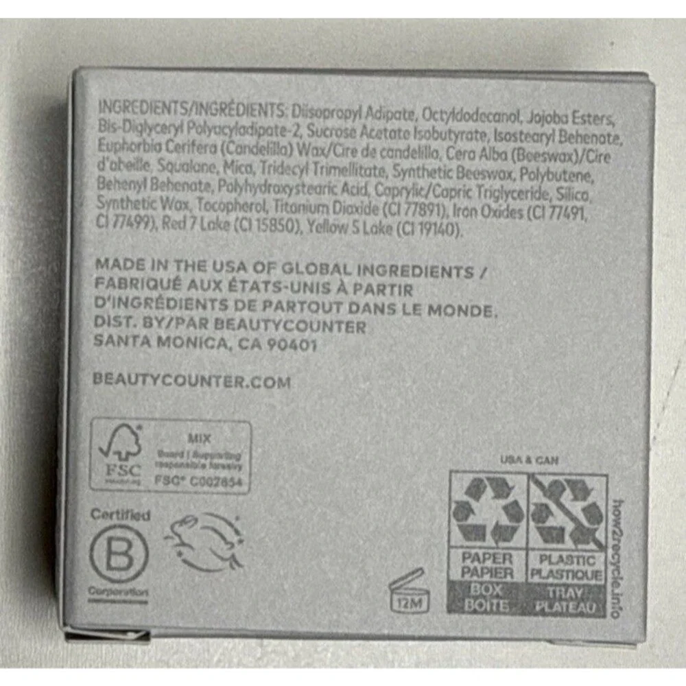 Beautycounter Goji Cheeky Clean Cream Blush Discontinued NIB